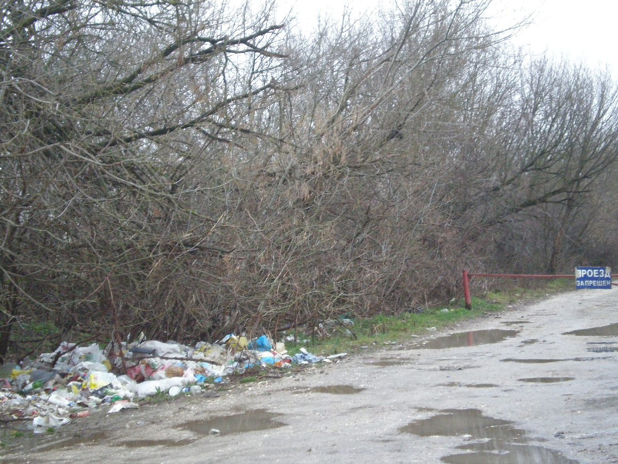 Объездная дорога в Павловской: далеко ехать не надо, если свалка прямо на дороге