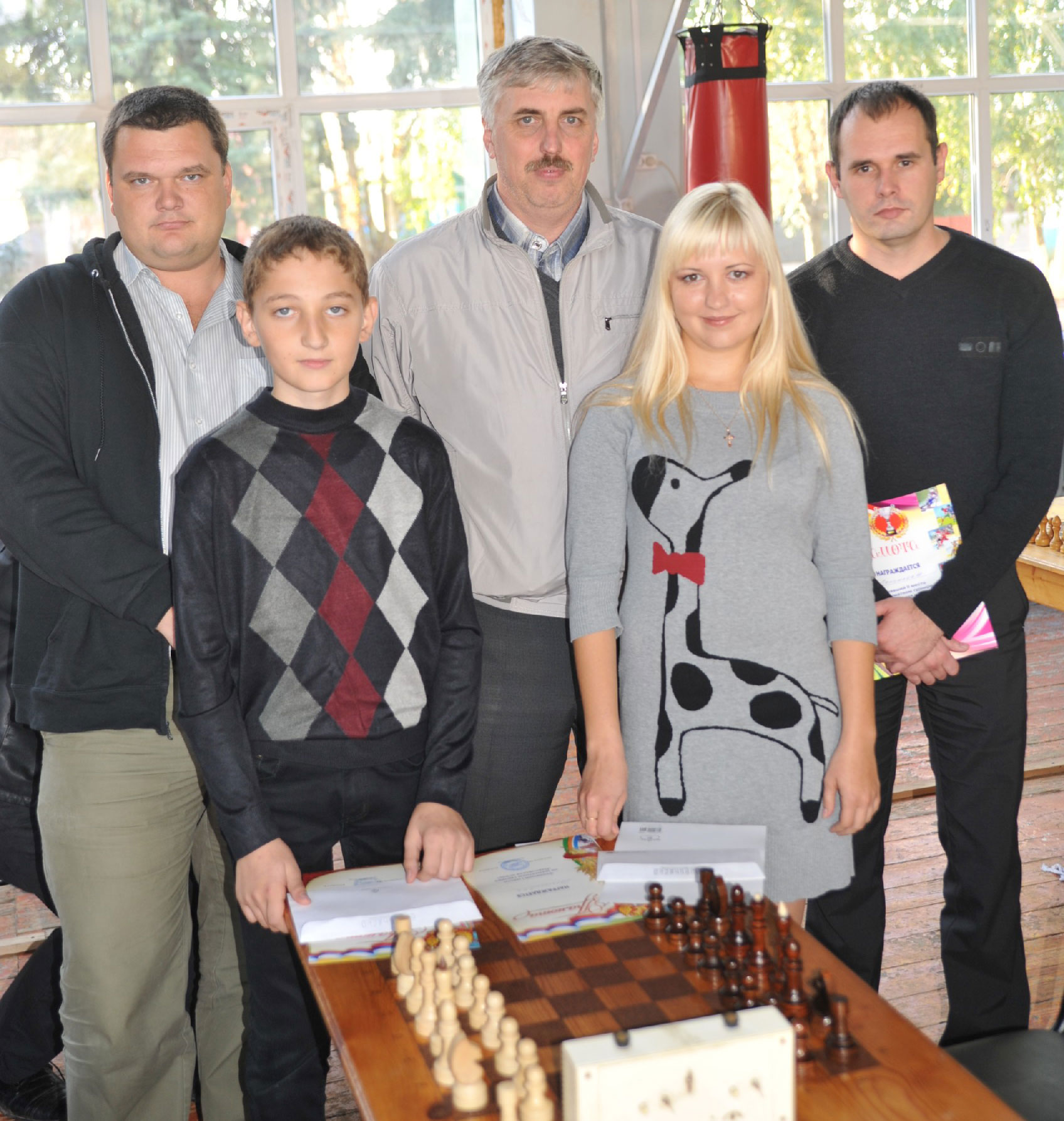 Слева направо: Аркадий Гуков, Роберт Джагацпанян,   Борис Натальный, Ксения Понякова, Максим Понужаев