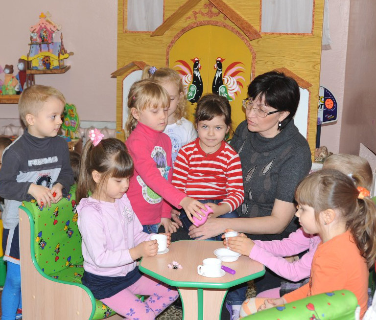 Ольга Анатольевна Матвиенко с воспитанниками